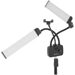 Kosmetická lampa na prodlužování řas - LED - 40 W - 3 200–5 600 K - výškově nastavitelná
