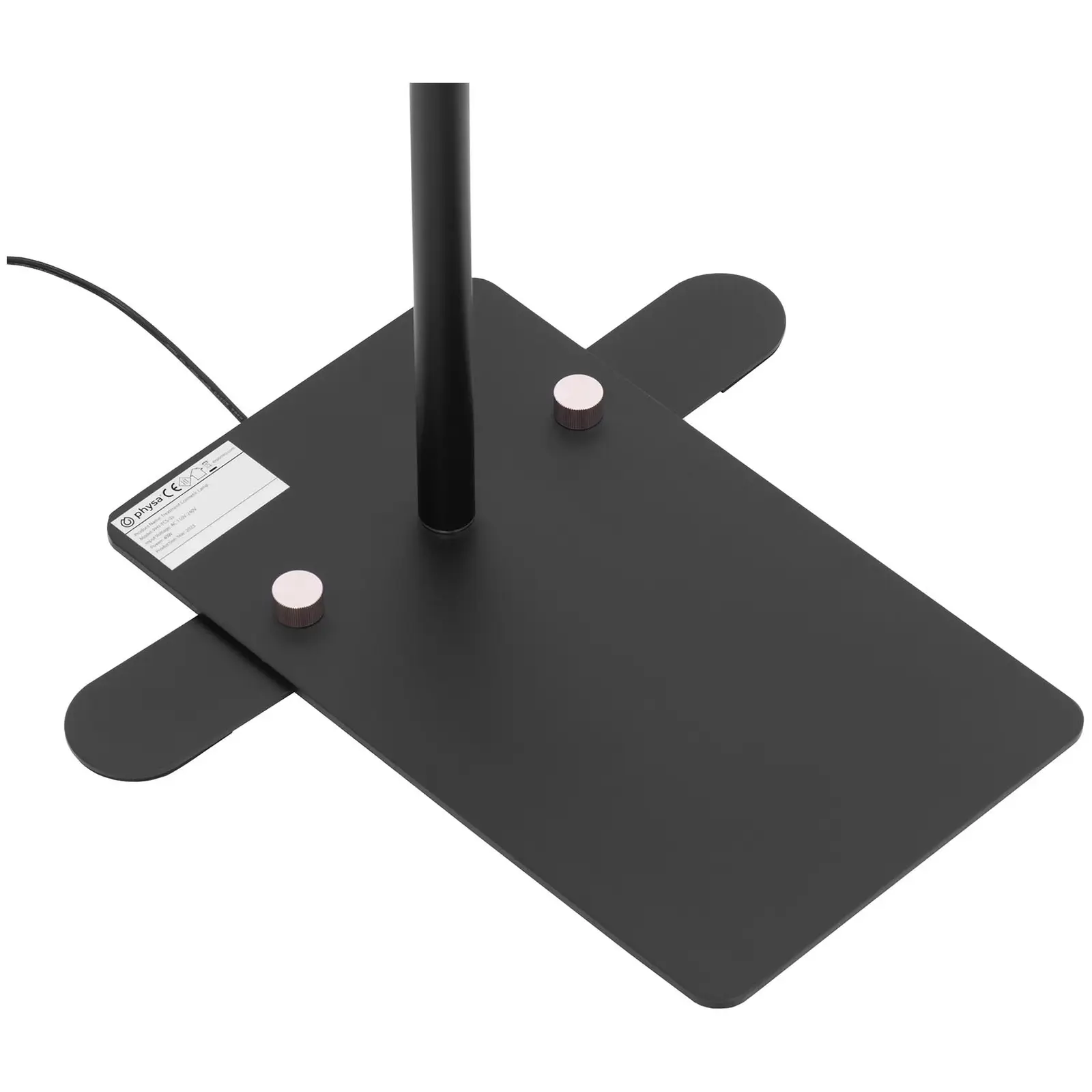 Lampe esthétique sur pied - LED - 40 W - 3000-6000 K - réglable en hauteur - noir (Matériau(x): Aluminium)