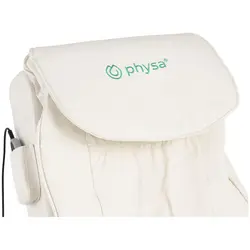 Cadeira de pedicure elétrica - reservatório para os pés - 105 W - 150 kg - branca - massagem nas costas e pescoço