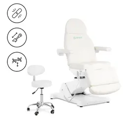 Cadeira de estética + cadeira para salão de beleza - 350 W - 150 kg cada - pistácio / branco