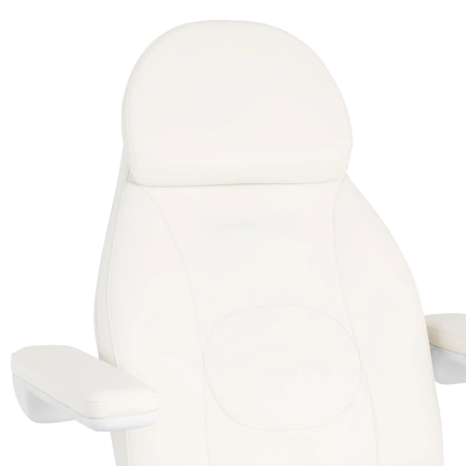 Fauteuil esthétique électrique avec tabouret à roulettes - 350 W - 150 kg chacun - Vert pistache / blanc