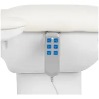Електрическо легло за красота - 150 кг - шам-фъстък, бяло