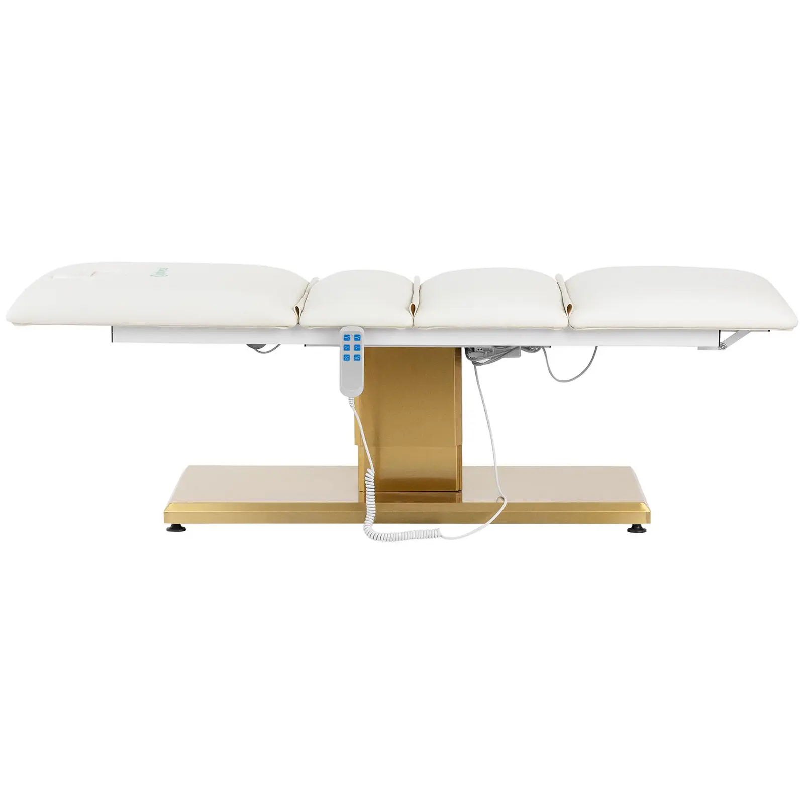 Fotel kosmetyczny - 150 kg - biały / złoty