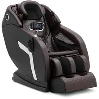 Šildoma masažinė kėdė - nulinės gravitacijos - 20 programų - juoda/ruda