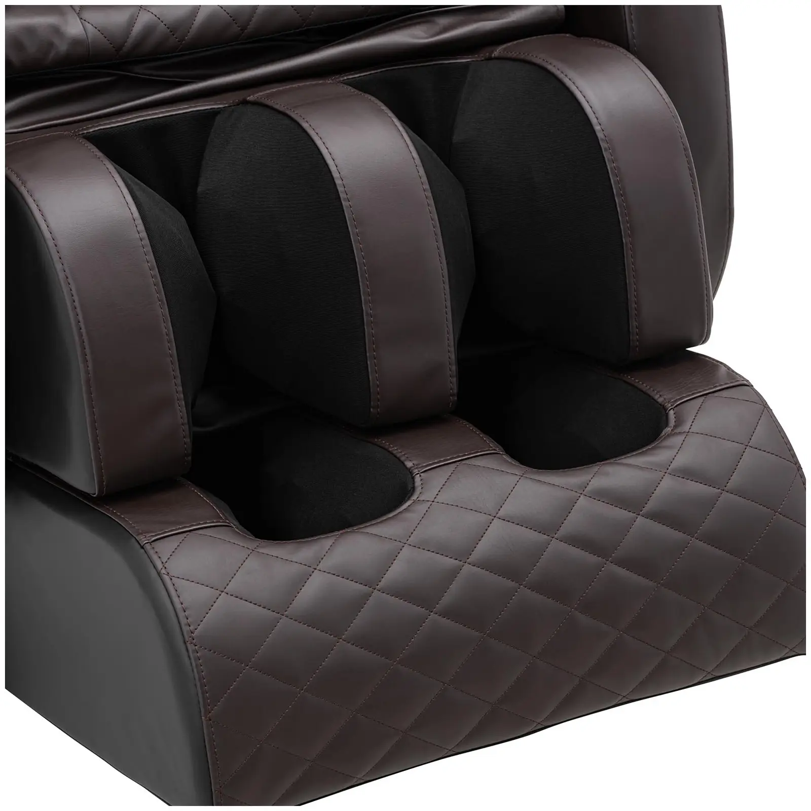 Heated massage chair - zero gravity - 20 programmes - black/brown