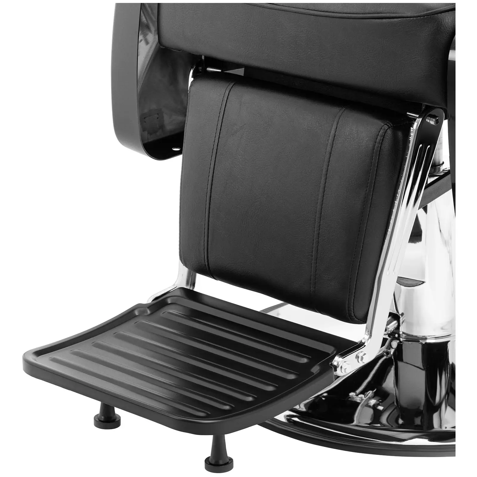 Scaun de salon cu suport pentru picioare - 57 - 69 cm - 150 kg - negru