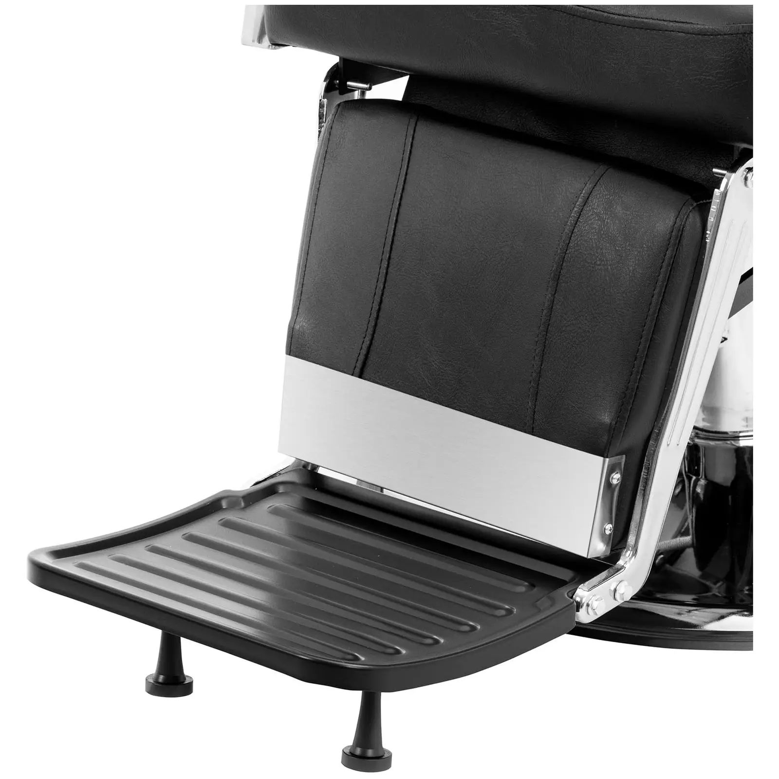 Cadeira de cabeleireiro - apoio para os pés - 59 - 69 cm - 150 kg - preto