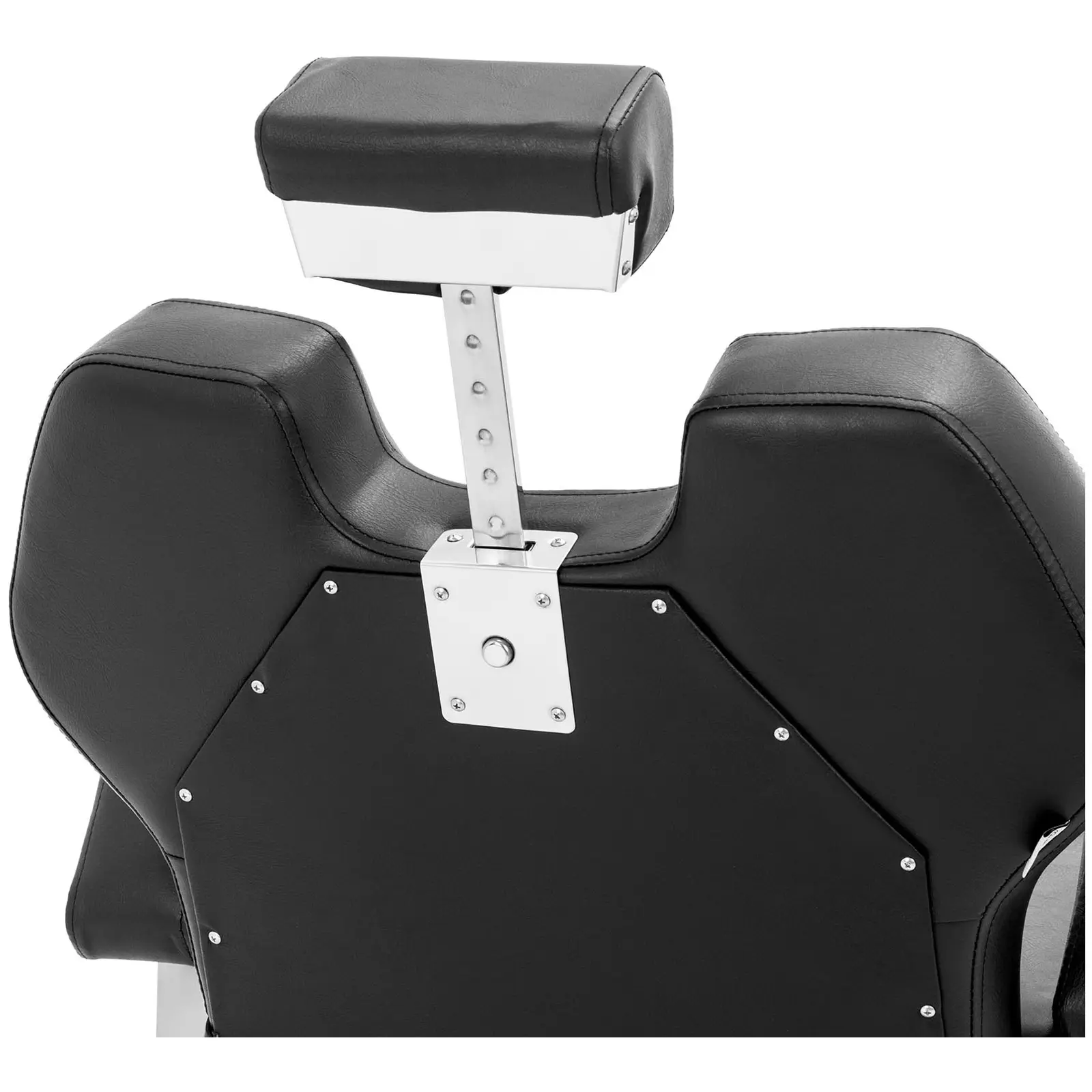 Frisörstol med fotstöd - 59–69 cm - 150 kg - Svart