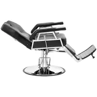 Fauteuil de coiffeur avec repose-pieds - 59-69 cm - 150 kg - Noir