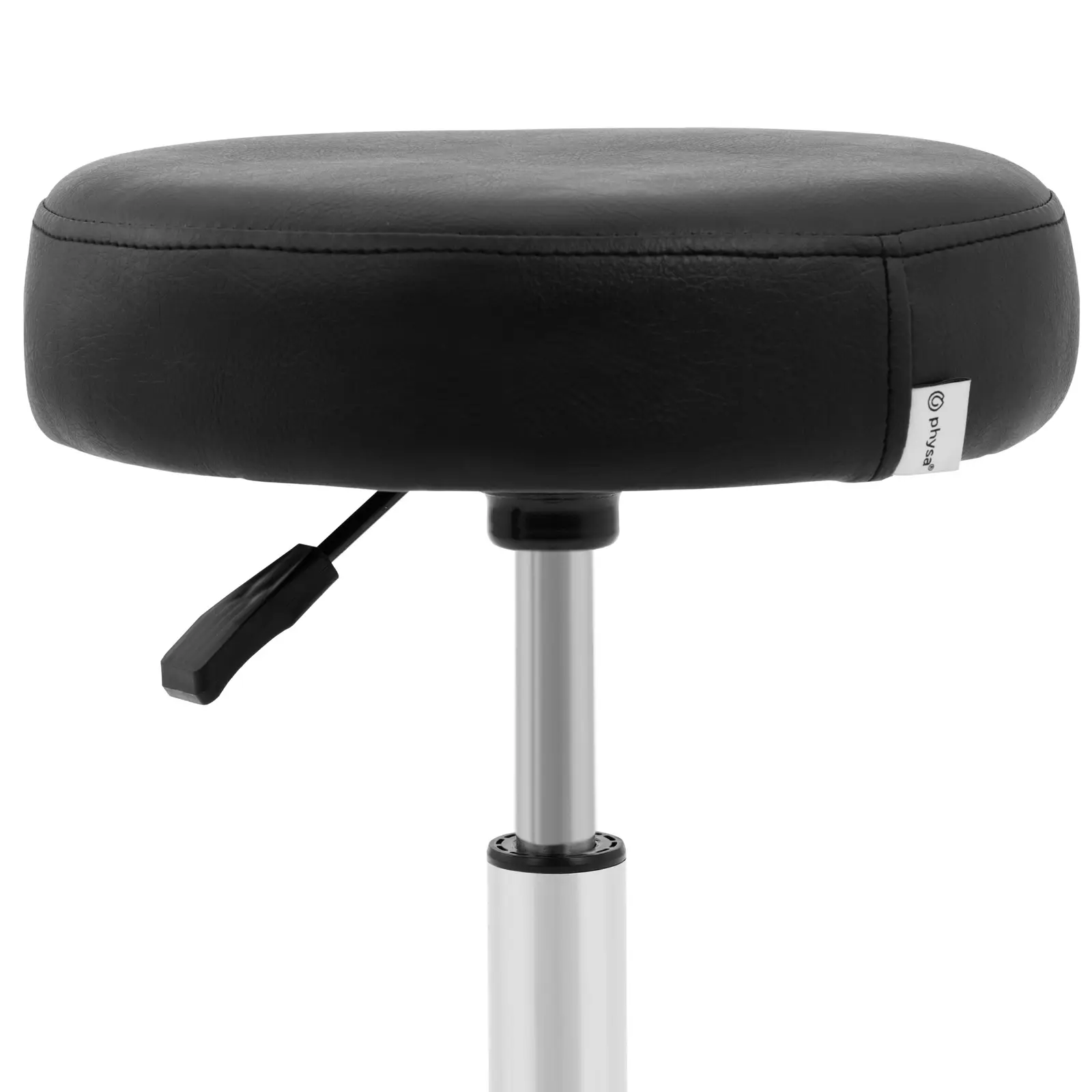 Rollhocker - 48 - 61 cm - 120 kg - schwarz (Fußstützring: Nein)