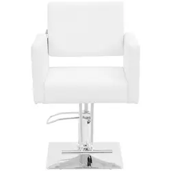 Ribbleton-parturituoli jalkatuella - istuinkorkeus 45 - 55 cm - 150 kg - valkoinen