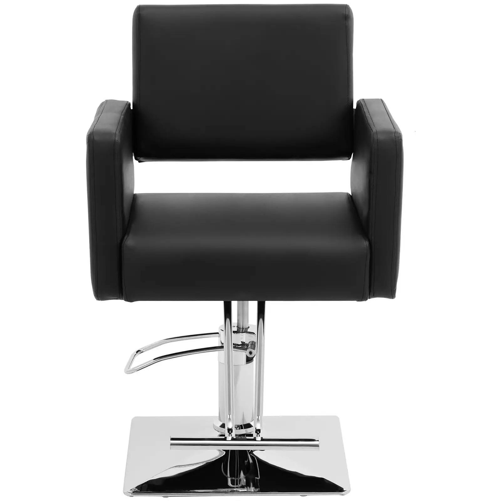 Sillón de peluquería Carlisle con reposapiés - altura del asiento 45 - 55 cm - 150 kg - negro