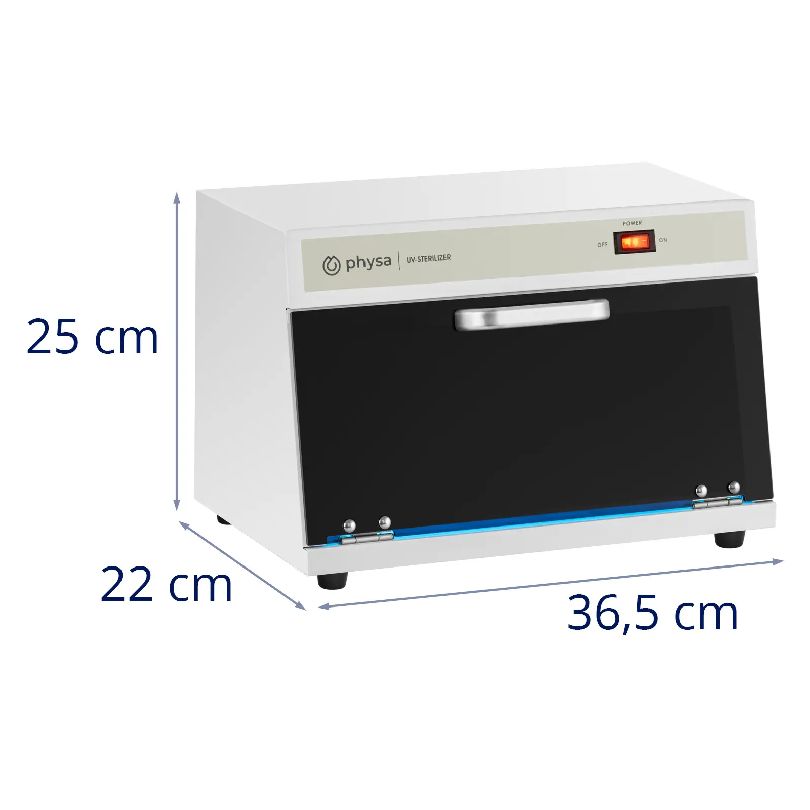 UV sterilizátor - 11 l - komora z ušlechtilé oceli - úzký design (Materiál: Ocel)