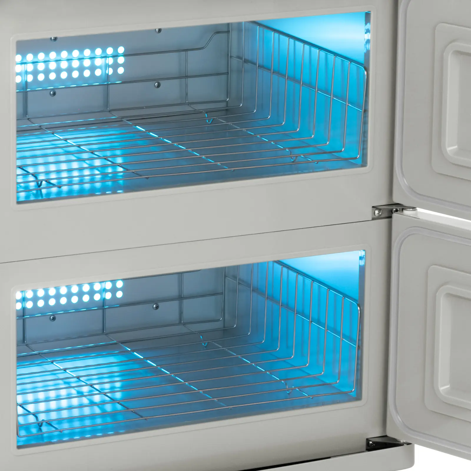 Ohřívač ručníků - s UV sterilizací - 70 °C - 440 W - 2 x 14 l (Časovač: Ne)