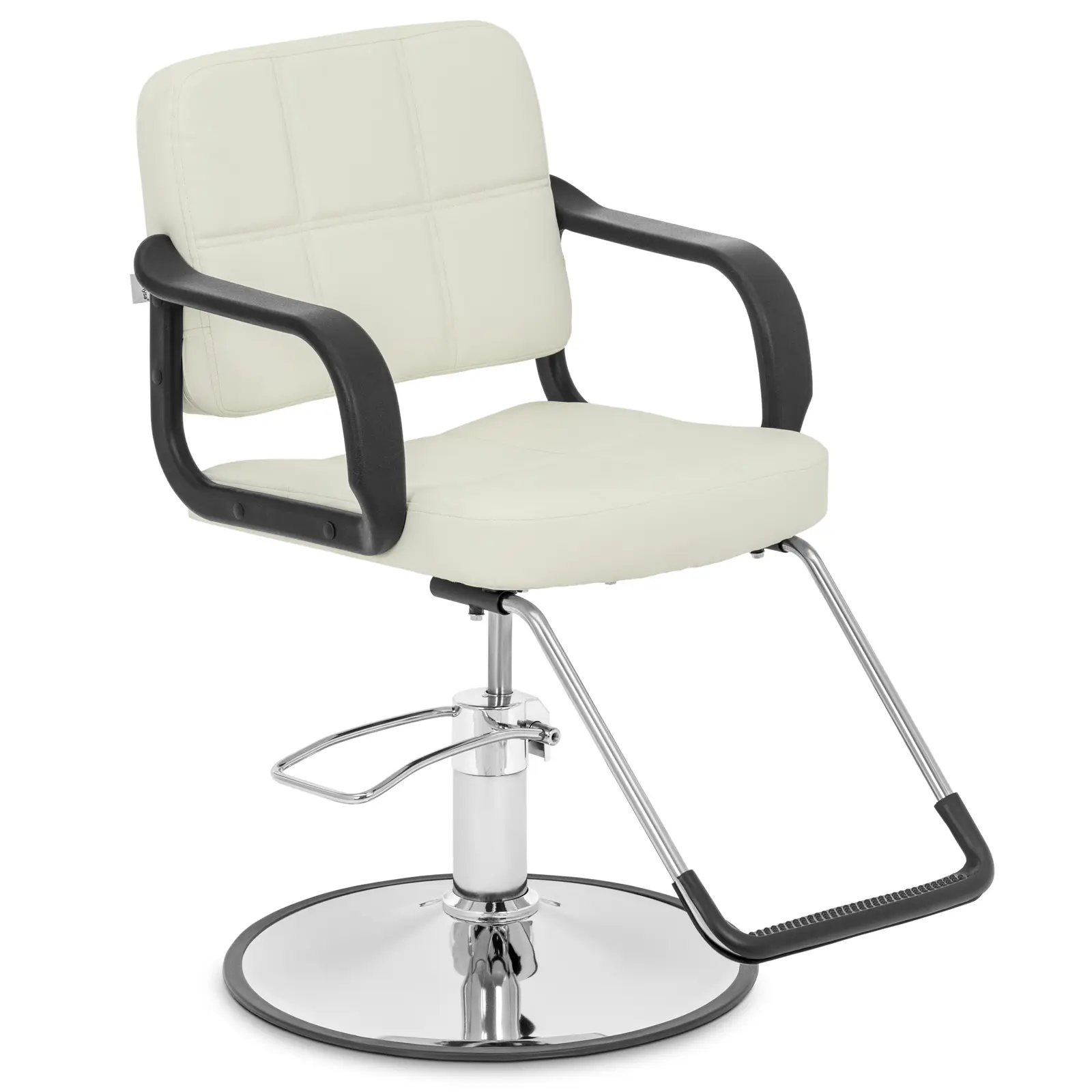 Fauteuil de coiffeur Epsom avec repose-pieds - hauteur d'assise 50 - 64 cm - 170 kg - Beige