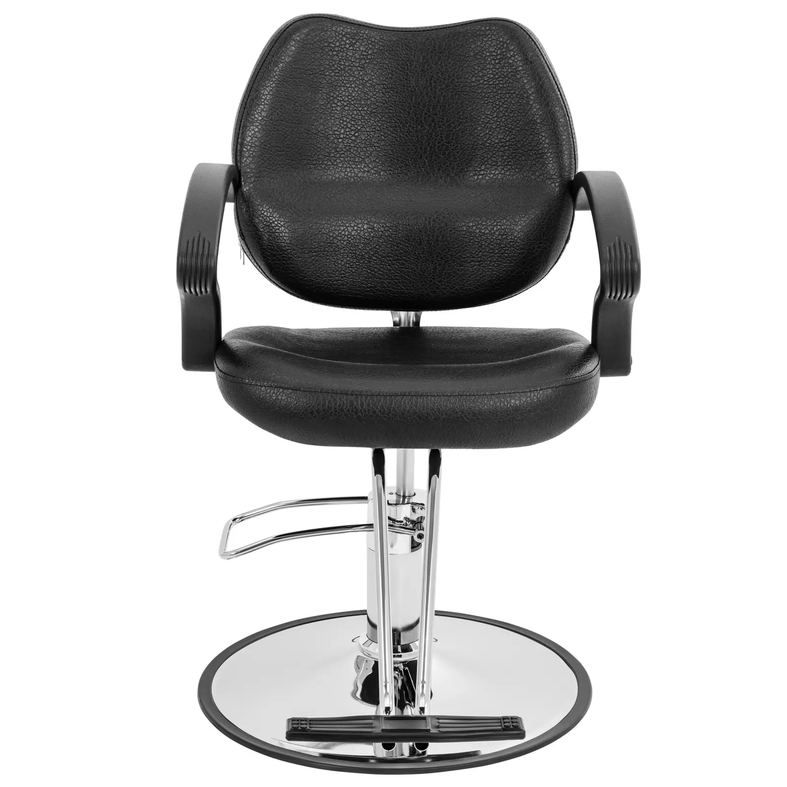 Fauteuil de coiffeur Grays avec repose-pieds - hauteur d'assise 53 - 64 cm - 160 kg - Noir