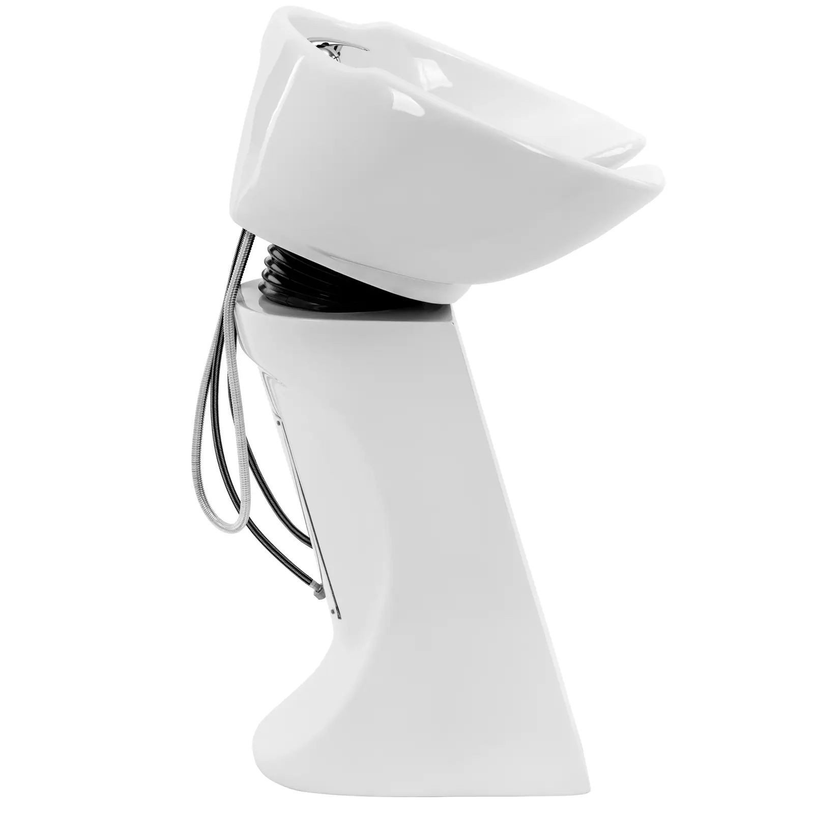 Bac à shampoing - inclinable - avec robinet mitigeur, flexible et douchette (Diamètre du tuyau d'évacuation: 40 mm)