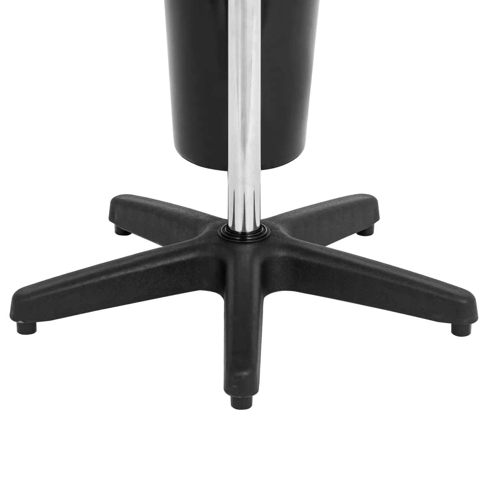 Bac à shampoing - mobile - inclinable - avec réservoir d'eau - noir (Longueur du tuyau d'eau: 700 mm)