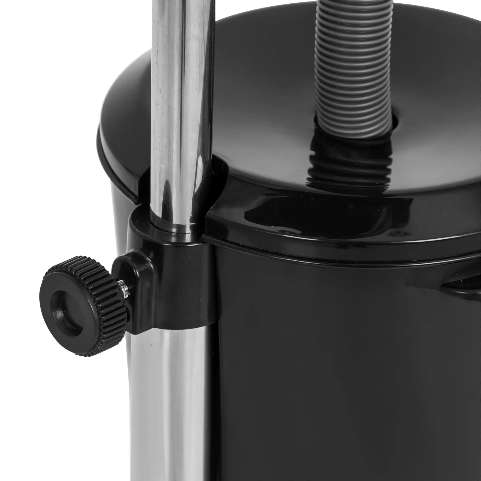 Bac à shampoing - mobile - inclinable - avec réservoir d'eau - noir (Volume du réservoir d'eau: 10 l)