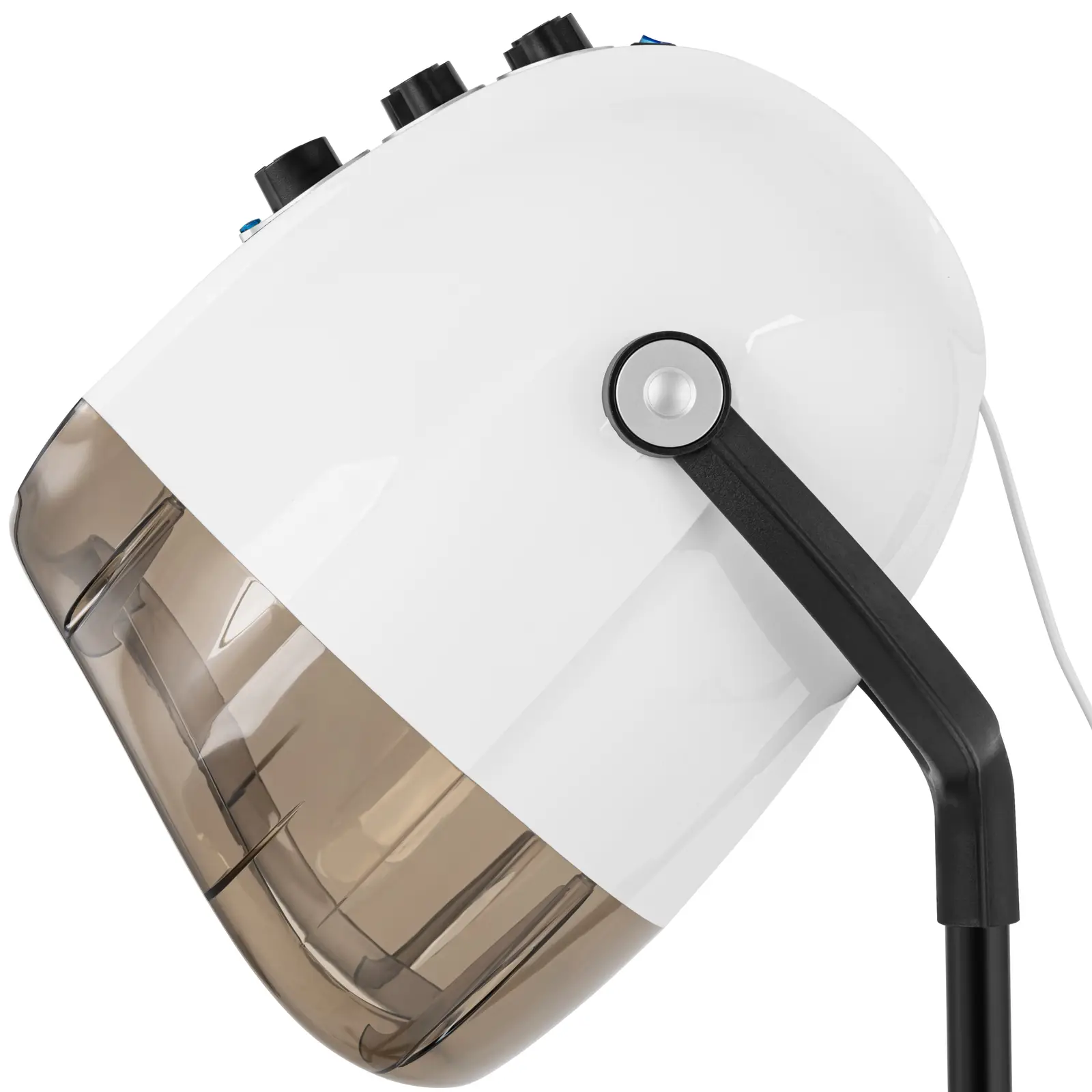 Casco asciugacapelli - Con stativo e funzione ionica - 1000 W - Blu, bianco - 70 °C