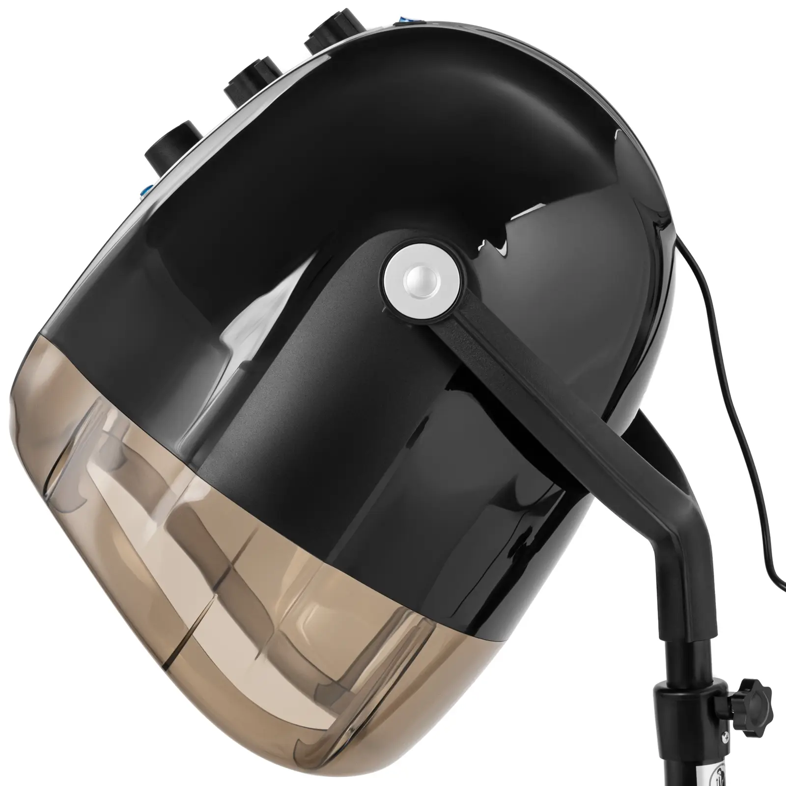 Casque sèche-cheveux - Fonction ionique - sur pied - 1 000 W - noir - 70 °C