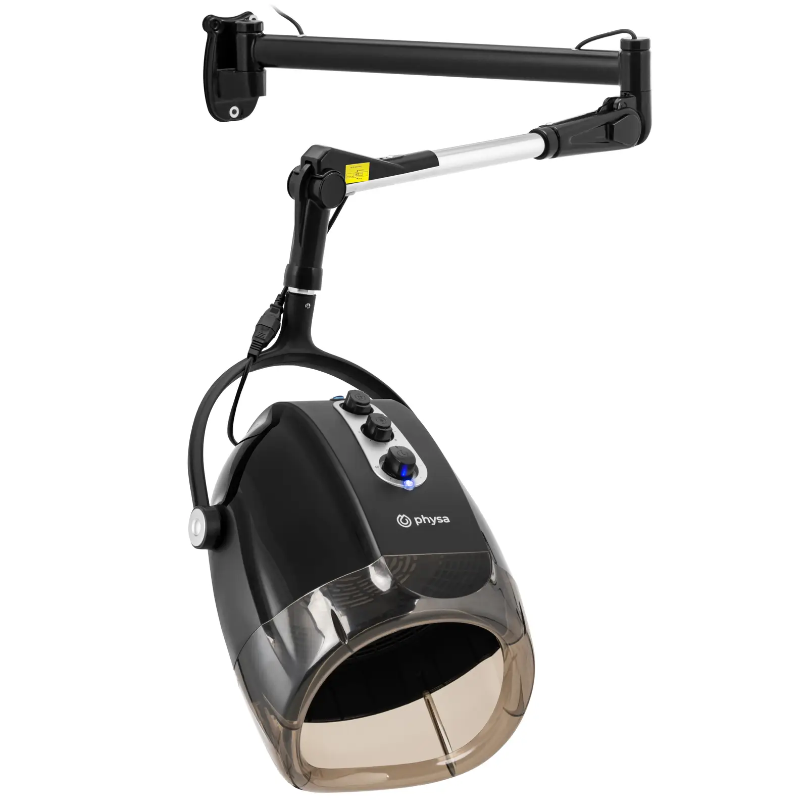 Hair Dryer - wall-mounted - with ionic function - 1000 W - 70 °C