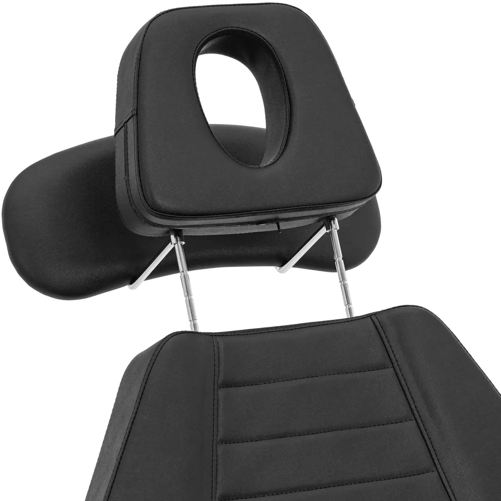 Tattoo Bed - height adjustable - 300 kg - foot pedal - black