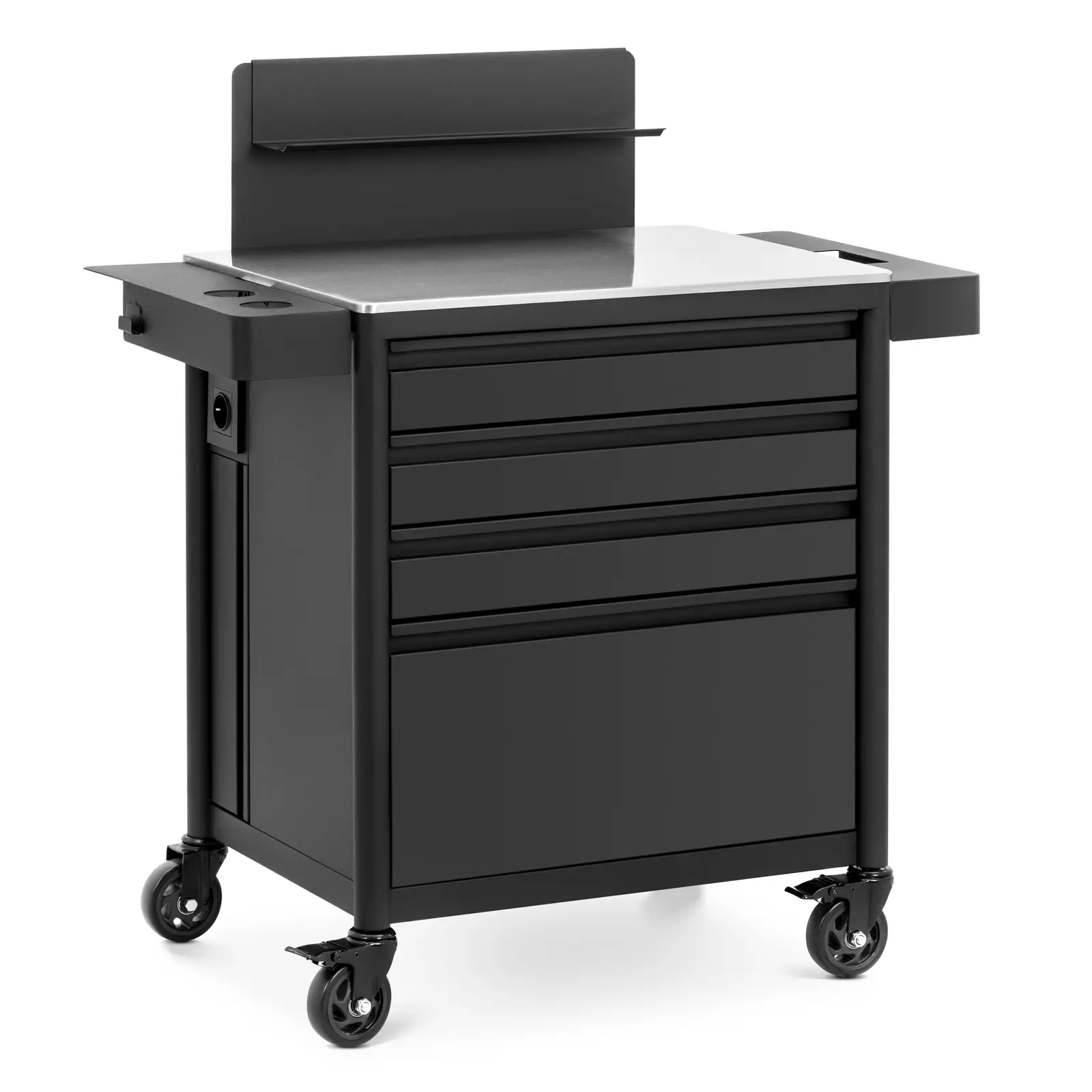 Tattoo-workstation - Mobil - 4 uttag - 2 USB-portar