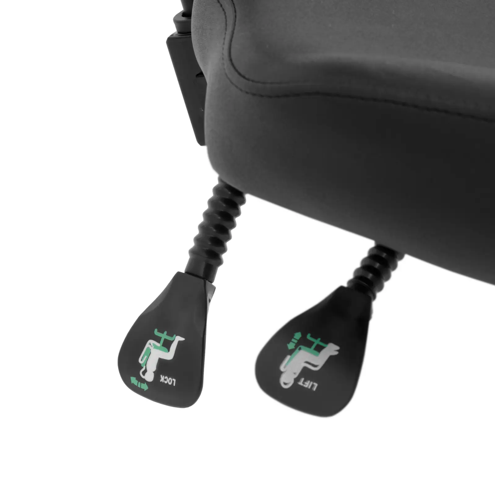 Tetovací křeslo s kolečky - ergonomické - výškově nastavitelné - 91–129 cm (Kolečka: Ano)