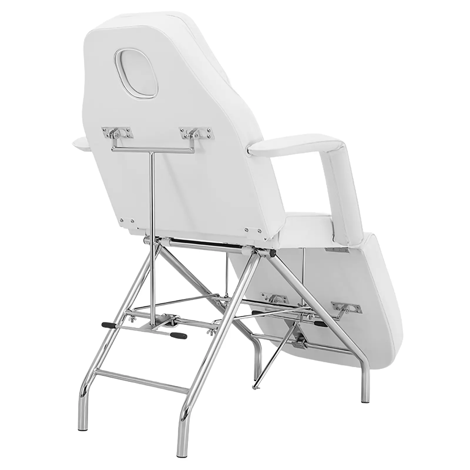 Lettino estetista - 183 x 60 x 70 cm - 150 kg - Bianco - 5