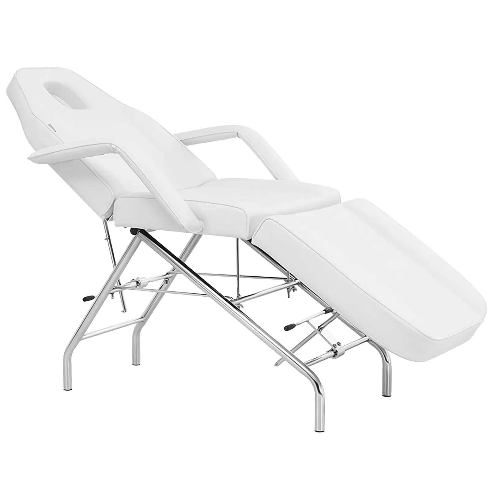 Lettino estetista - 183 x 60 x 70 cm - 150 kg - Bianco - 6