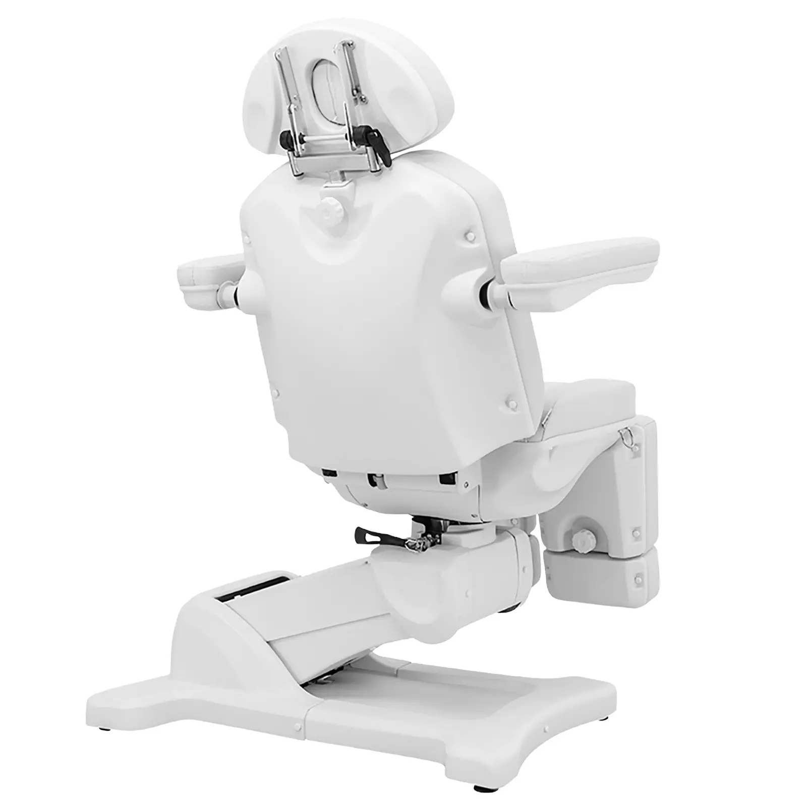 Fauteuil pédicure - 200 W - 186 x 84 x 94 cm - blanc (Réglage de longueur du repose-pied: Oui)