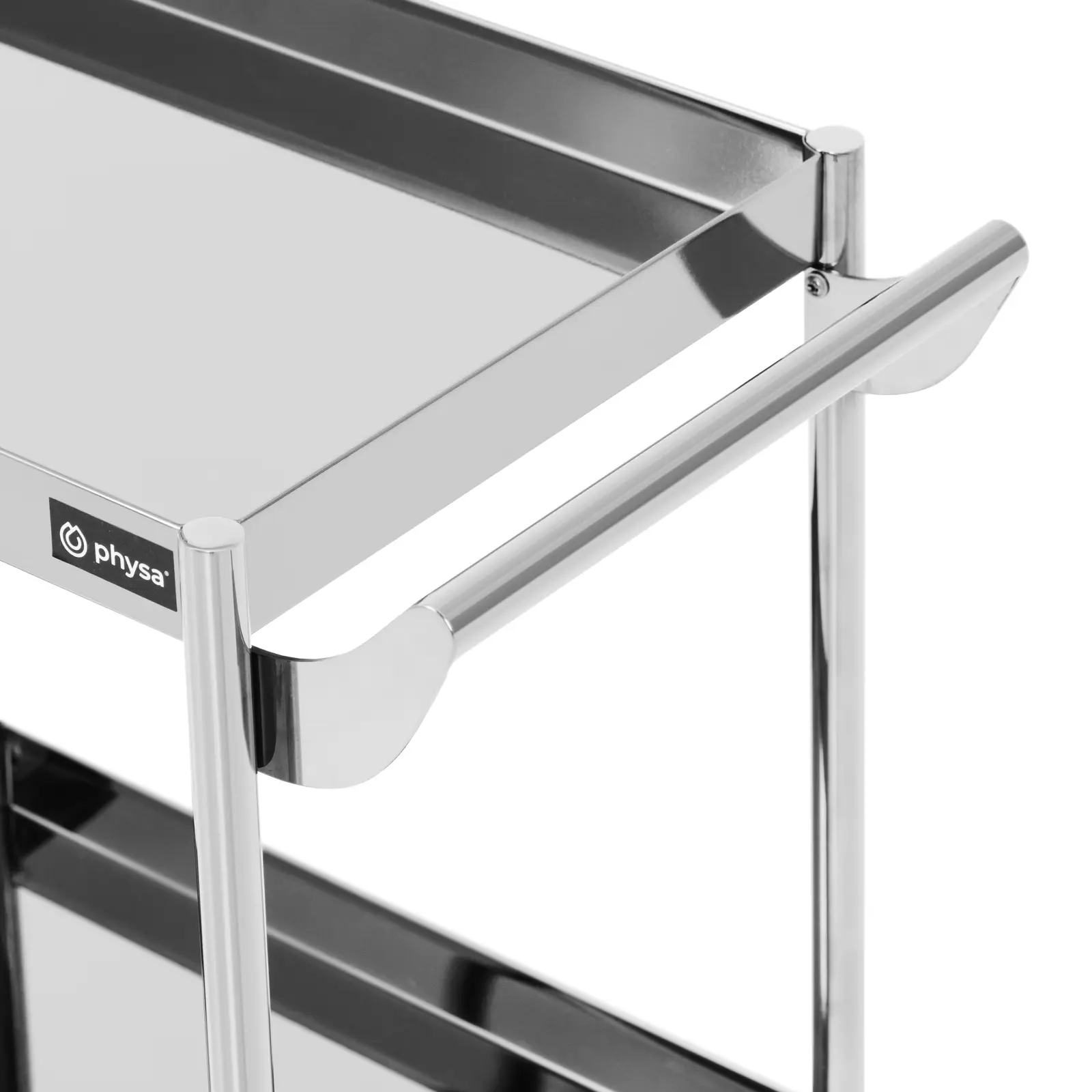 Beauty Trolley - 3 shelves - up to 30 kg - stainless steel