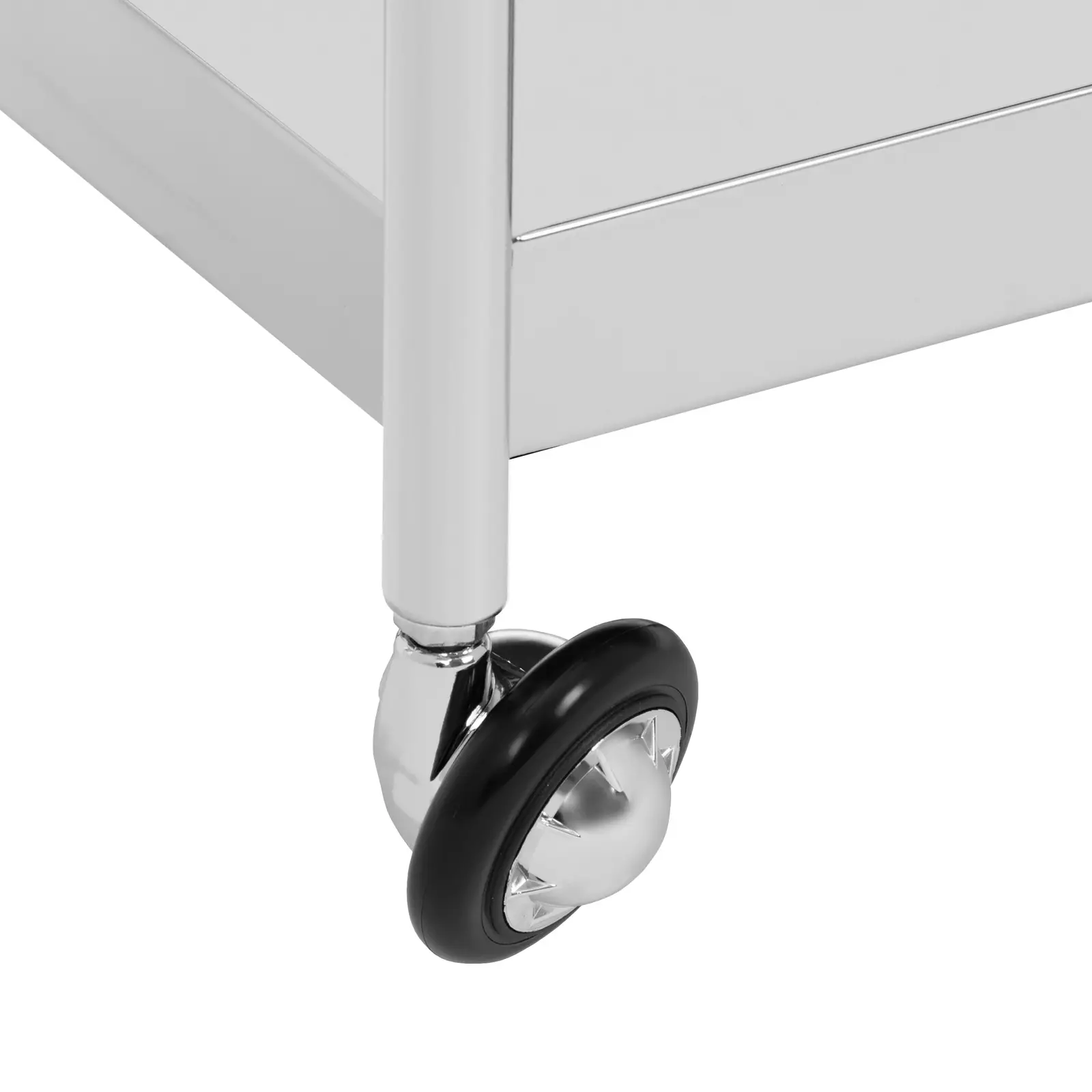 Beauty Trolley - 3 shelves - up to 30 kg - stainless steel