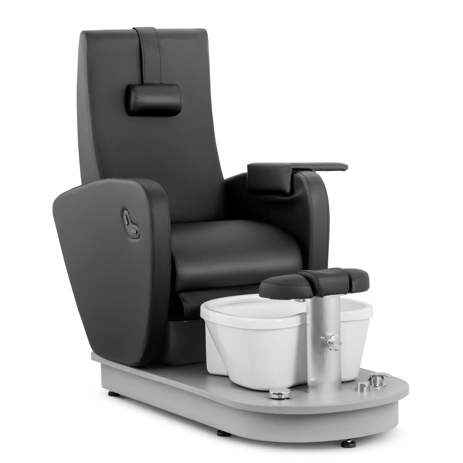 Poltrona pedicure elettrica - Con vasca pediluvio - 115 W - 200 kg - Nera