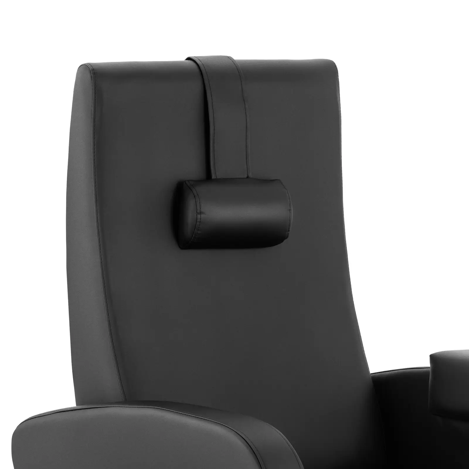 Fauteuil pédicure électrique - avec bain de pieds - 115 W - 200 kg - noir