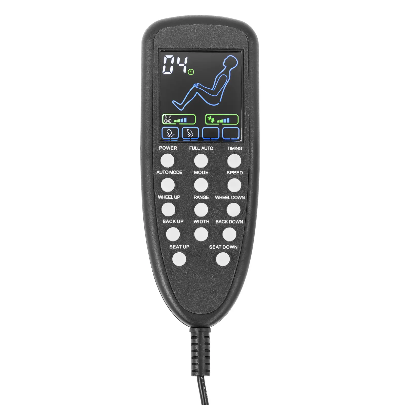 Elektrické pedikérské křeslo - s vaničkou na nohy a 3 masážními funkcemi - 120 W - 200 kg - hnědá (Napájecí kabel: 2.6 m)