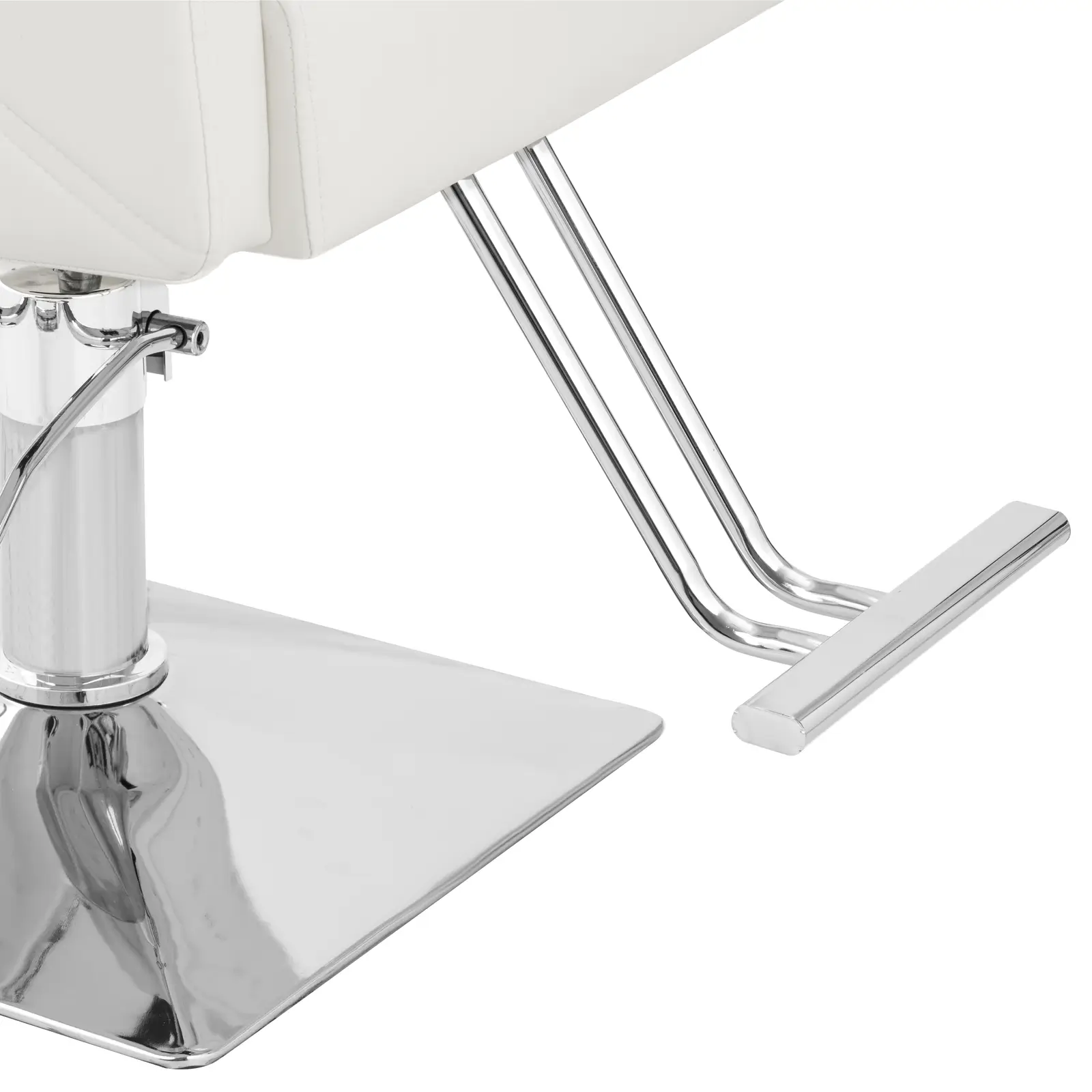 Fauteuil de coiffure Carlisle avec repose-pieds - hauteur d'assise 49-63 cm - 150 kg - blanc (Charge max.: 150 kg)