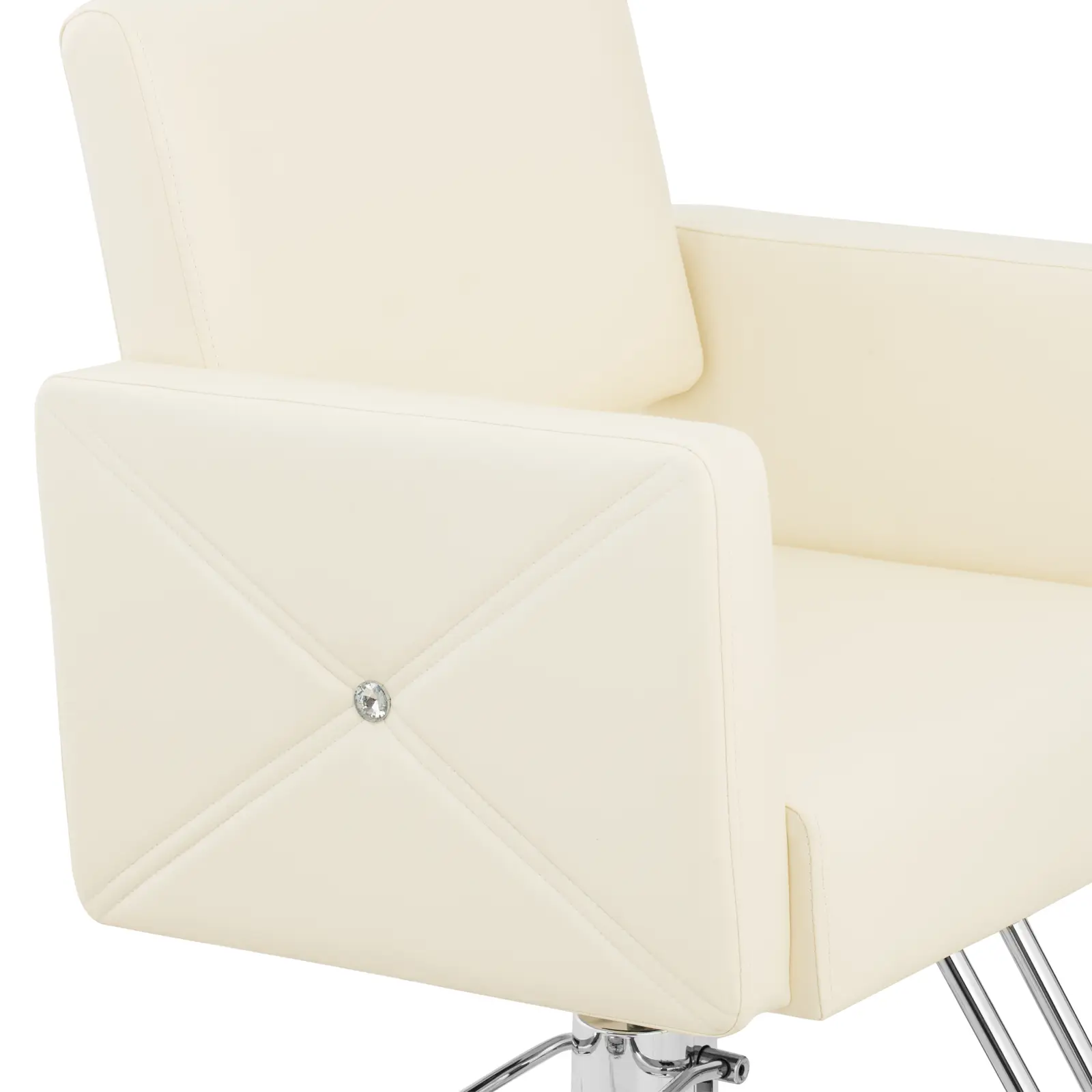 Friseurstuhl Carlisle mit Fußstütze - Sitzhöhe 45 - 55 cm - 150 kg - Beige