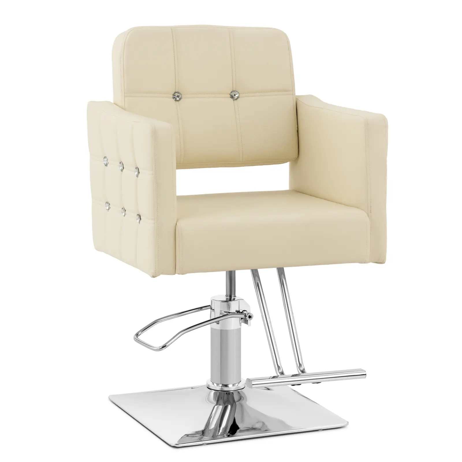 Cottam Salon Chair With Footrest - Seat Height 45 - 55 Cm - 150 Kg - Beige