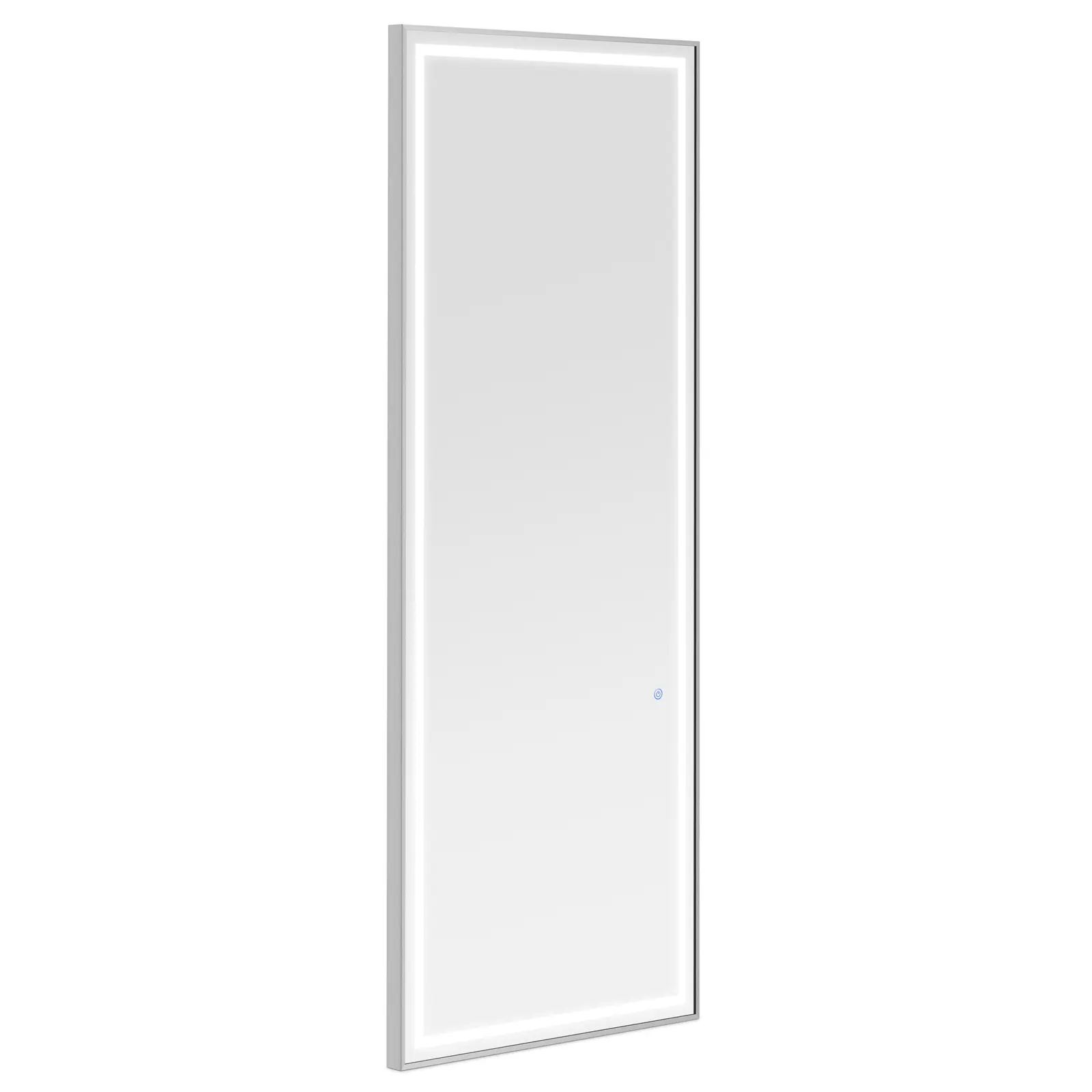 Salon Mirror - LED lighting - extra thin - rectangular - silver - 180 x 70 cm