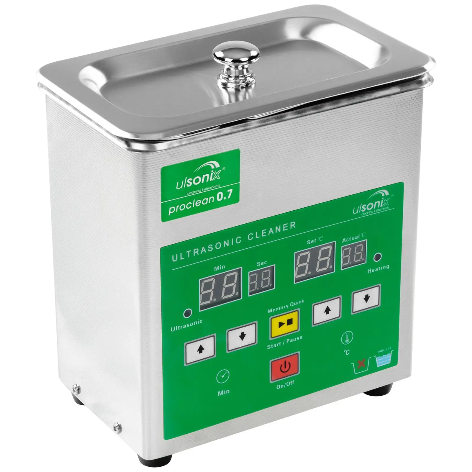 Ultrazvuková čistička - 0,7 l - 50 kHz - 60 W - Memory
