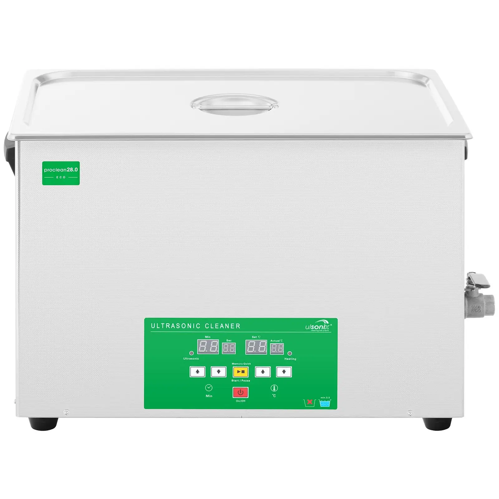 Nettoyeur ultrason - 28 litres - 480 W - Memory Quick Eco (Volume: 28 l)
