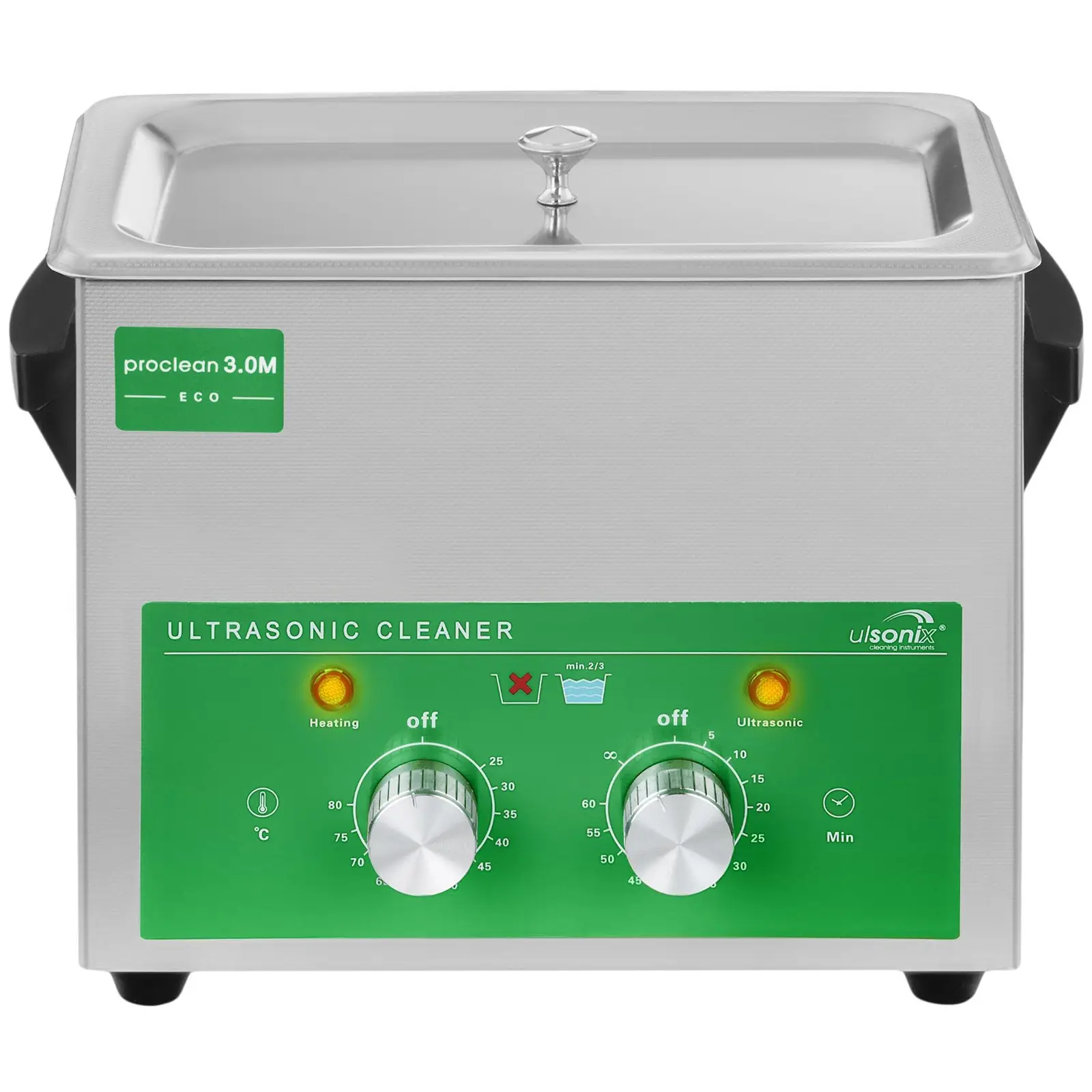 Ultrahangos tisztító - 3 liter - 80 W - Basic Eco