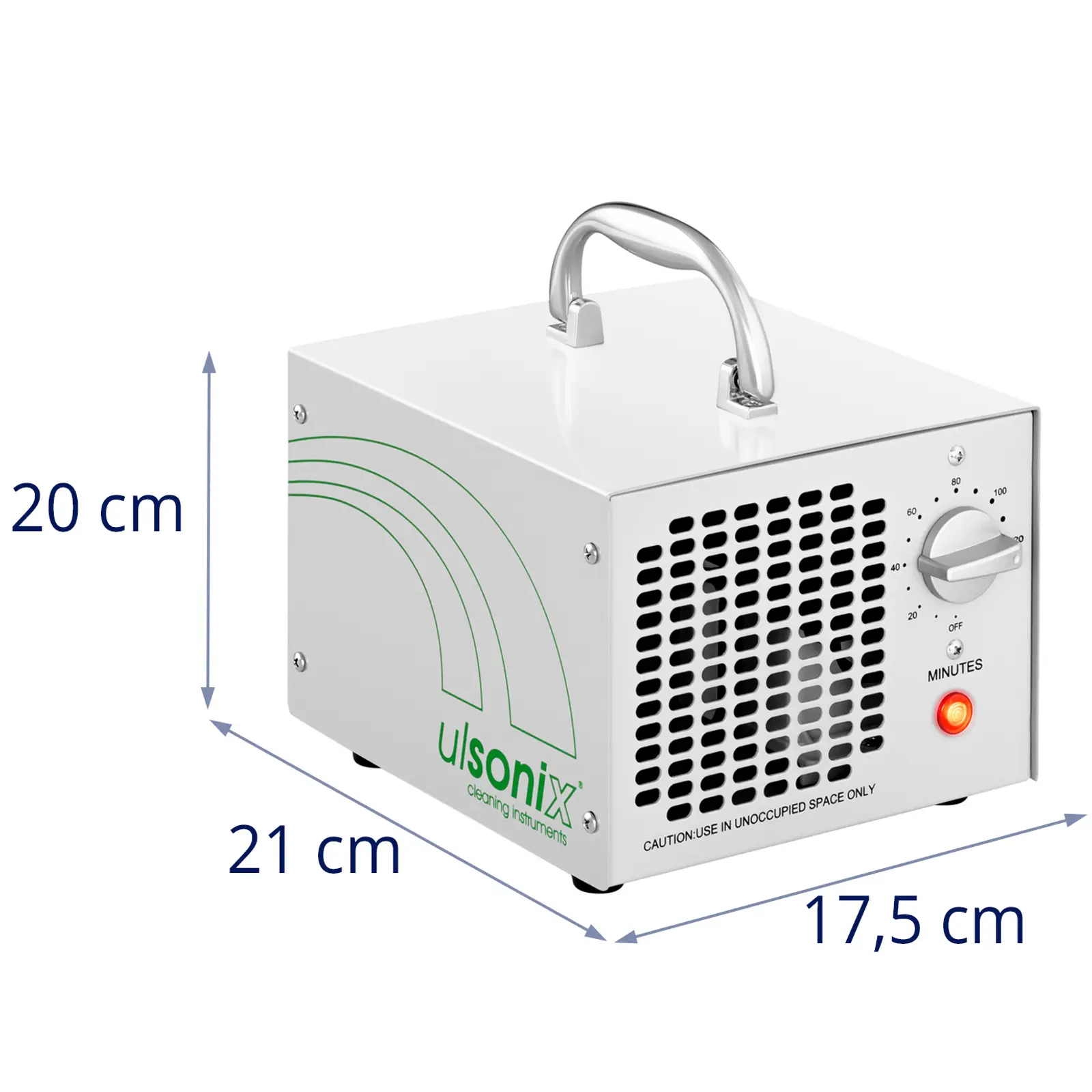 Ozonový generátor - 5 000 mg/h - 65 W (Ventilátor: 100 m³/h)