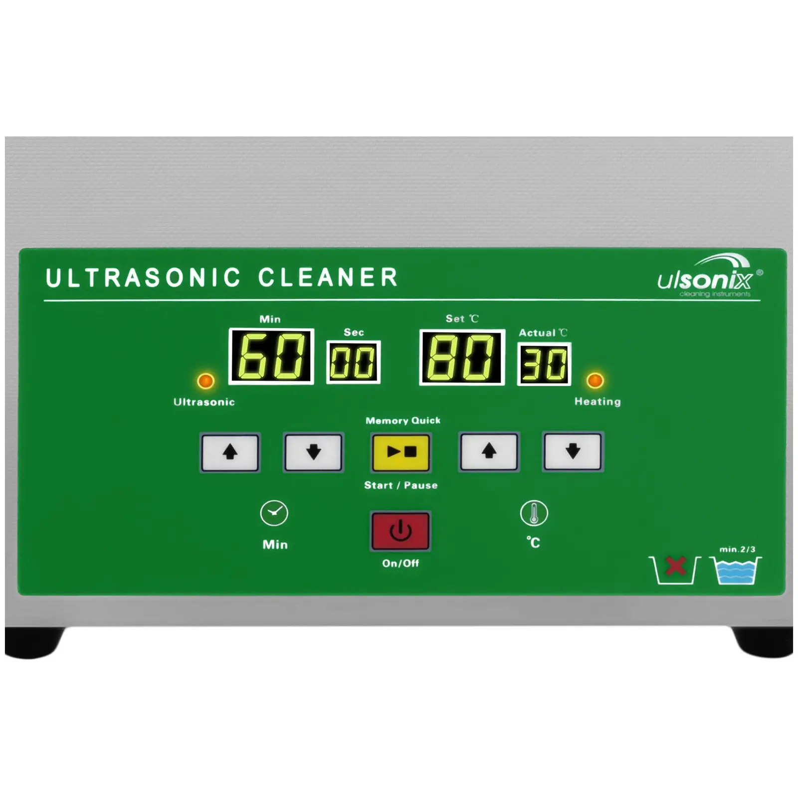 Ultrazvuková čistička - 3 litre - 80 W - Memory Quick Eco