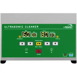 Ultrahangos tisztító - 3 liter - 80 W - Gyors memória Eco