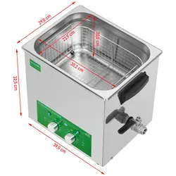 Ultrasoon reiniger - 10 liter - 180 W - Eco