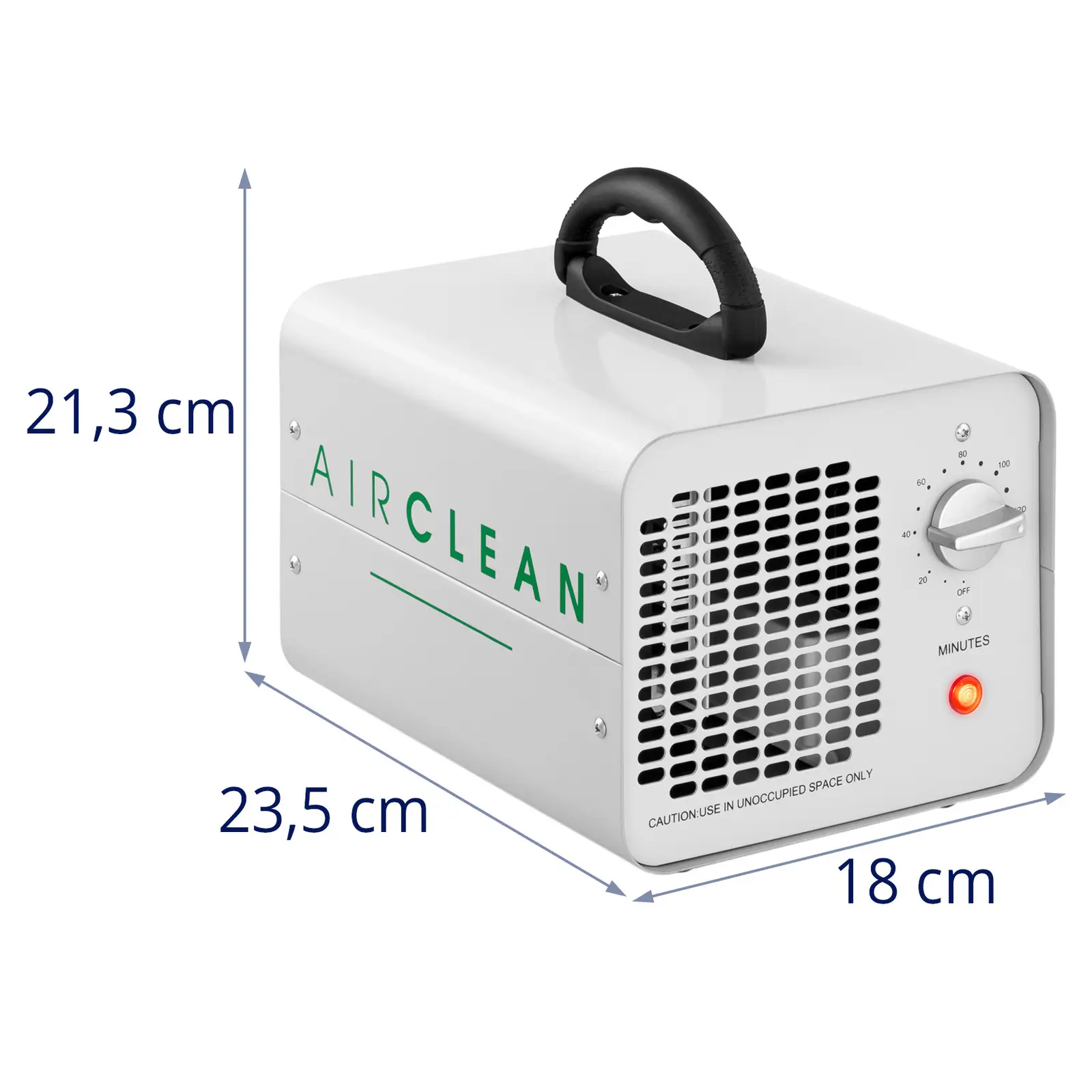 Générateur d'ozone - 7 000 mg/h - 100 W (Ventilateur: 170 m³/h)