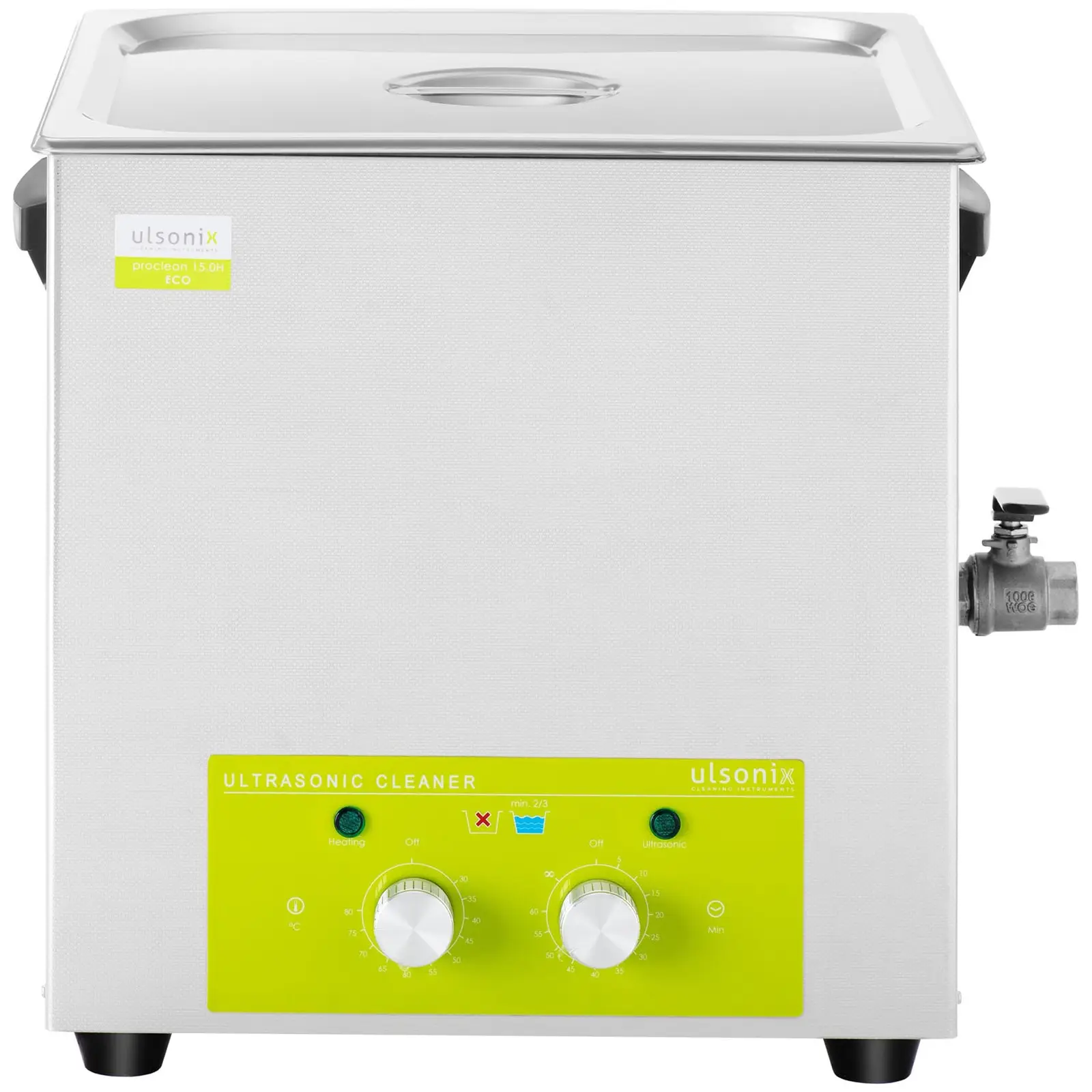 Ultrahangos tisztító - 15 liter - 240 W - Eco